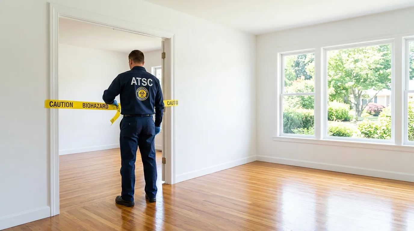 Certified biohazard cleanup crew performing Crime Scene Cleanup in Southwood Acres